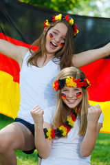 german soccer fans outdoor