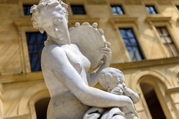 statue romaine femme et son enfant