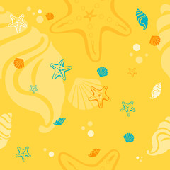 Obraz premium Summer seamless pattern