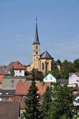 Fototapeta na wymiar Kościół w Güntersleben