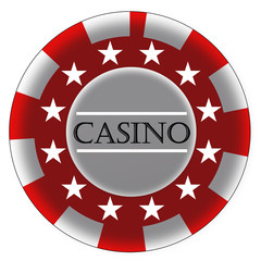 Casino Spielgeld - rot