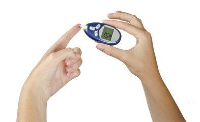Fototapeta premium Measuring glucose level