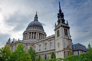 Fototapeta na wymiar St. Pauls Cathedral in London