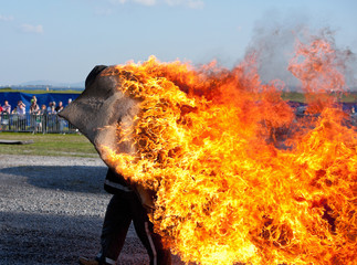 man on fire