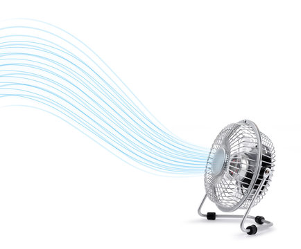 Electric Cooler Fan Blowing Fresh Air