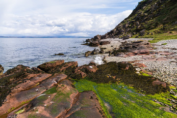 Arran coastline at Fairy Dell