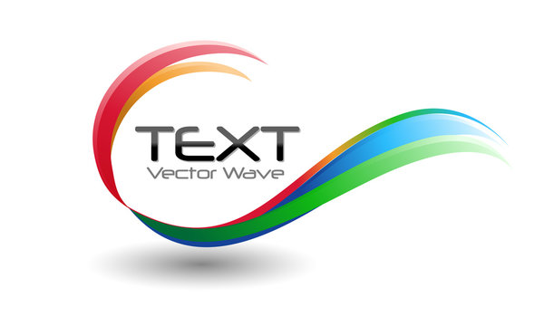 Colorful Logo Swirl Wave