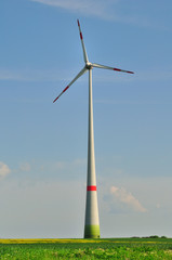 Wind turbine.