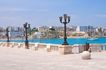 Panoramic view of Otranto. Puglia. Italy.