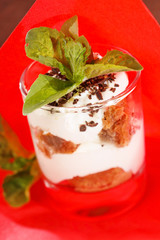 tiramisu in a glass