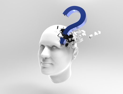 Cara con Punto Interrogaci&oacute;n