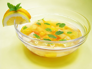 punch cocktail drink with fruit
