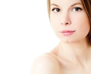 Naklejka premium beautiful young girl
