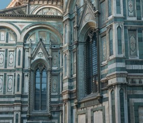 Fototapeta na wymiar Decor katedra Duomo Florencii