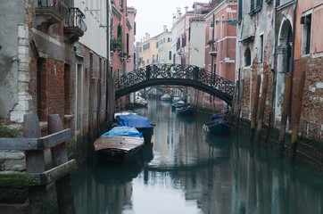 Fototapeta na wymiar Wenecja. Zimowy zmierzch