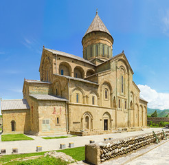 panorama of old Orthodox cathedral church