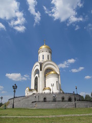 Fototapeta na wymiar Moscow. Temple of St. George on Poklonnaya Hill