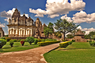 Fototapeta na wymiar Pratap świątynia, Khajuraho - Indie