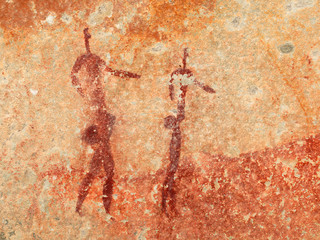 Bushmen rock painting, South Africa