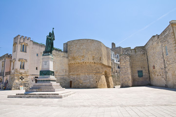 Heroes' Square. Otranto. Puglia. Italy.