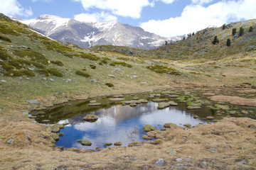 Un reflet de montagne