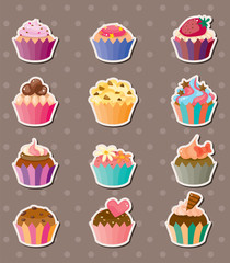 cup-cake stickers
