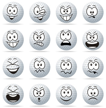 Emoticons Golf