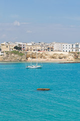 Panoramic view of Otranto. Puglia. Italy.