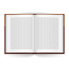 Obraz premium Realistic open book