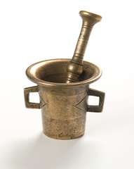 Brass mortar