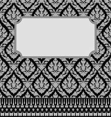 Frame with Thai background