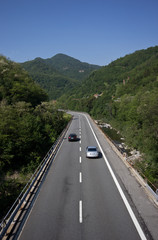 Obraz premium Highway in the mountains