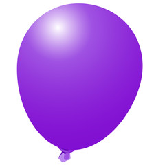 Luftballon lila