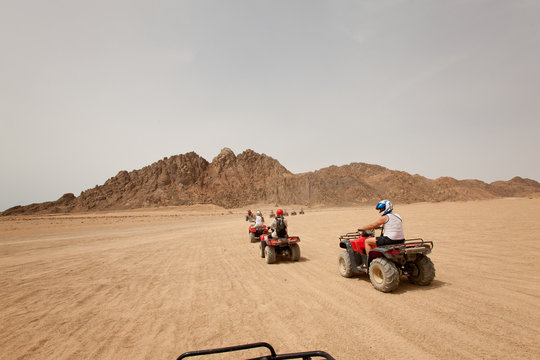 Quad bike safari in Egypt