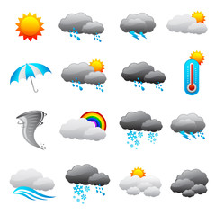 Obraz premium Weather Forecast Icon