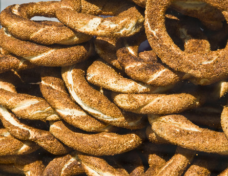 Pains turcs ronds simit