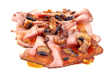 Roastbeef mit Champignons I