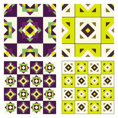 vector set of patterns with geometrial elements