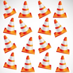 Pattern traffic cones