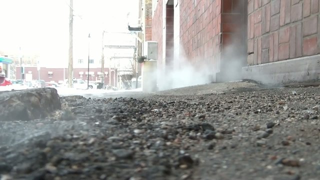 Steam Coming Out of the Ground