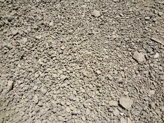 Gray Gravel Rocks Pattern