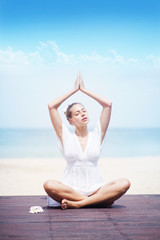 Fototapeta na wymiar yoga