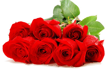 bouquet of red roses