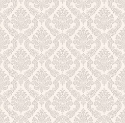 Fotobehang Seamless damask pattern © Gregor Buir