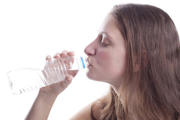 Drinking from bottle