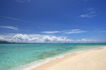 Fototapeta premium 水納島の美しい風景