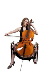 Woman cellist © Rob Byron