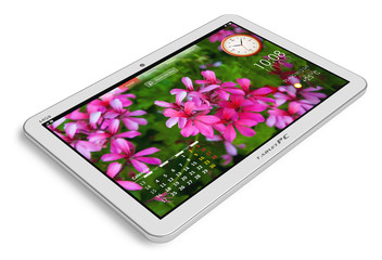 White tablet PC