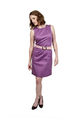 Beautiful Woman in a Mod Dress