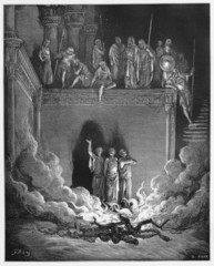 Shadrach, Meshach, and Abednego in the Fiery Furnace